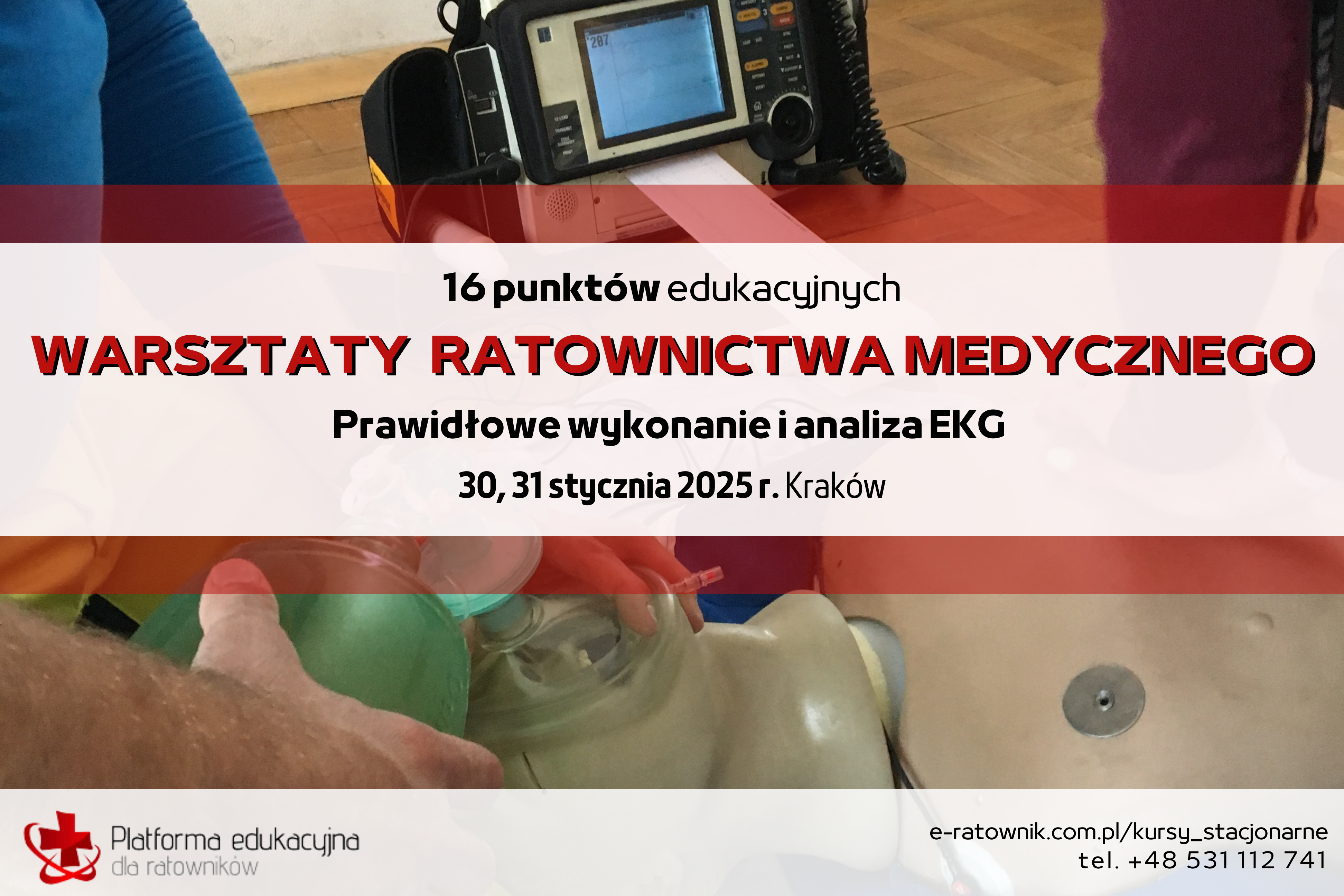 WRM: Prawidłowe wykonanie i analiza EKG 30-31.01.2025 r.